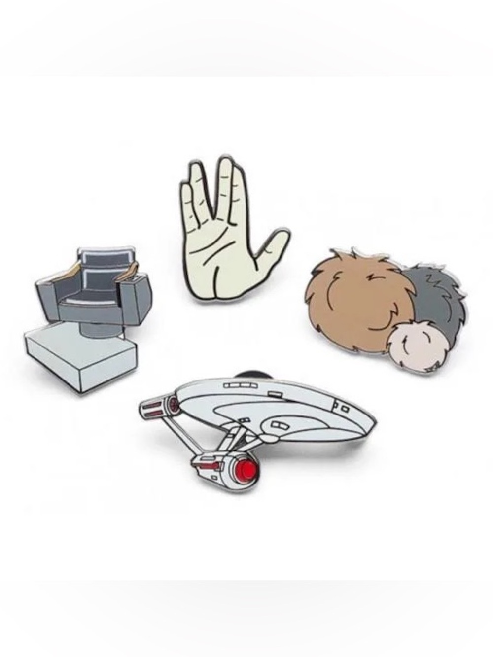 2016 Star Trek TOS Set of 4 Pins by Her
Universe & CBS Studios